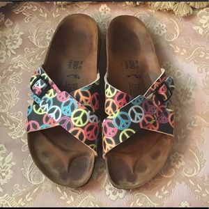 Birkenstock Peace Sign Sandals sz 39
